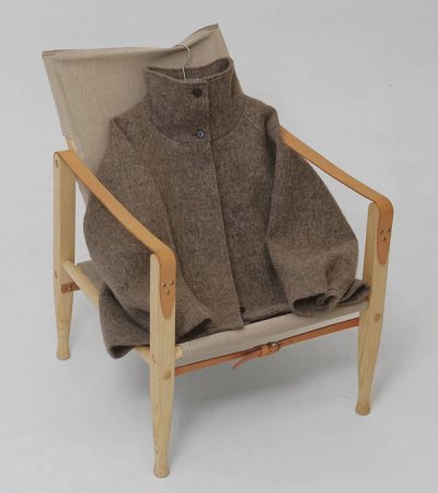 画像1: スタンドカラーラグランコート　Standcollar Raglan Coat