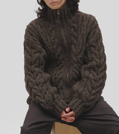 画像8: ボリュームハンドニットカーディガン　Volume Handknit Cardigan