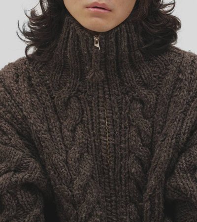 画像10: ボリュームハンドニットカーディガン　Volume Handknit Cardigan