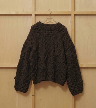 画像1: パターンハンドニット　Pattern Hand Knit