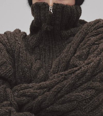 画像6: ボリュームハンドニットカーディガン　Volume Handknit Cardigan