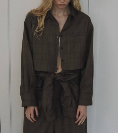 画像4: ショートチェックシャツ　Short Check Shirts