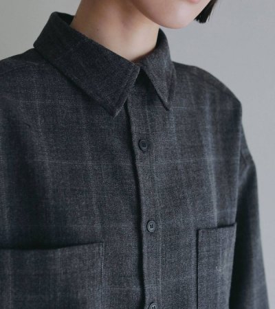画像17: ショートチェックシャツ　Short Check Shirts