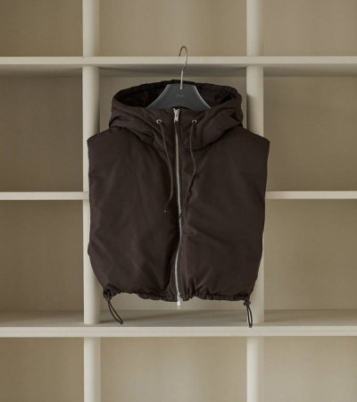 画像1: フーデッドダウンべスト　Hooded Down Vest