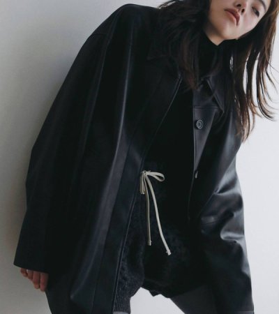 画像11: エコレザーオーバージャケット　Ecoleather Over Jacket