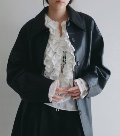 画像8: エコレザーオーバージャケット　Ecoleather Over Jacket