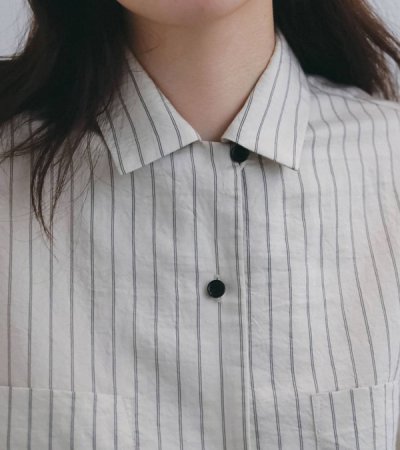 画像9: オープンカラーストライプシャツ　Opencollar Stripe Shirts