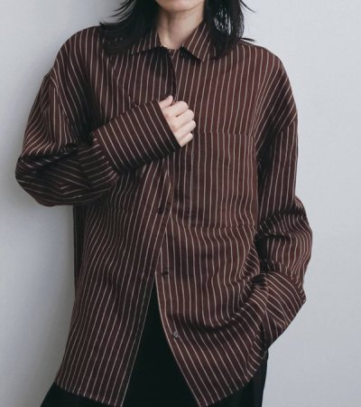 画像23: オープンカラーストライプシャツ　Opencollar Stripe Shirts
