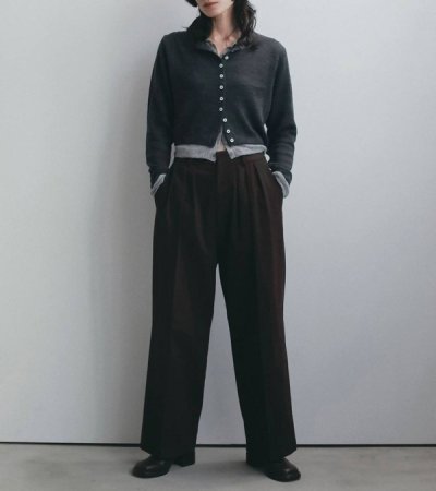 画像11: レイヤードクルーネックカーディガン　Layered Crewneck Cardigan