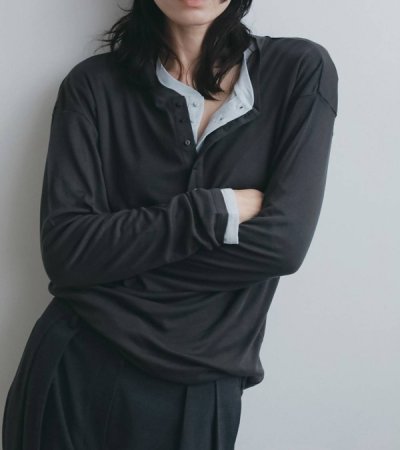 画像8: ウールシアーヘンリートップス　Wool Sheer Henleytops