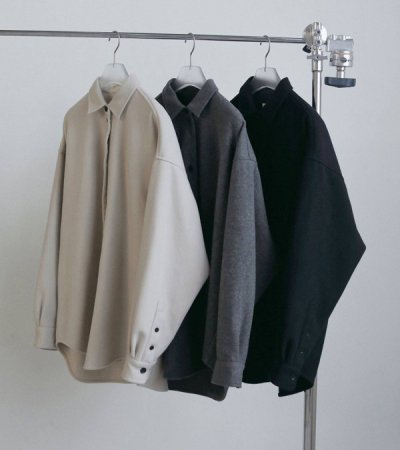 画像1: ウールオーバーシャツ　Wool Over Shirts