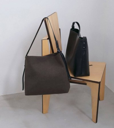 画像1: エコレザートートバッグ　Ecoleather Tote Bag