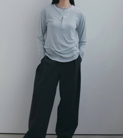 画像5: ウールシアーヘンリートップス　Wool Sheer Henleytops