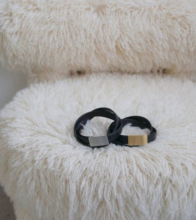 画像1: リバーシブルシンベルト　Reversible Thin Belt