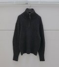 ハーフジップリブニット　Halfzip Rib Knit