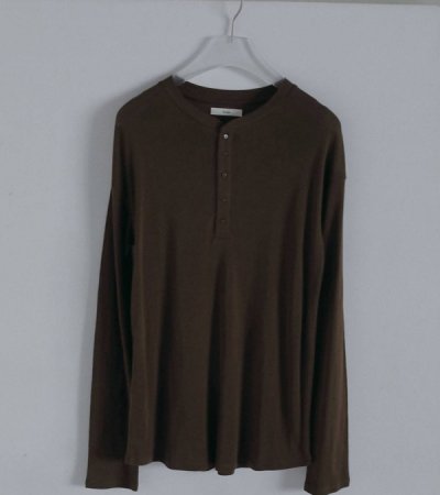 画像3: ウールシアーヘンリートップス　Wool Sheer Henleytops