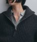 画像4: ハーフジップリブニット　Halfzip Rib Knit (4)