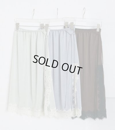 画像1: サテンレーススカート　Satin Lace Skirt