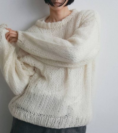 画像12: ローゲージモヘアニット　Lowgauge Mohair Knit
