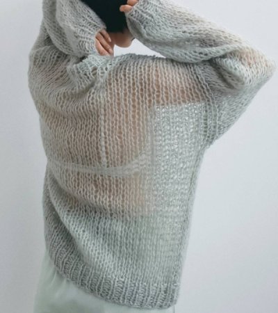 画像11: ローゲージモヘアニット　Lowgauge Mohair Knit