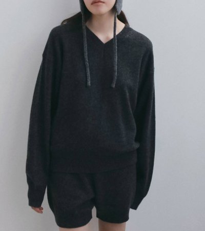 画像14: ウールVネックニット　Wool Vneck Knit