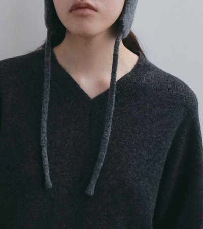 画像16: ウールVネックニット　Wool Vneck Knit