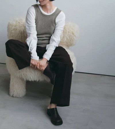 画像9: スクエアヒールスリッポン　Square Heel Slip-on
