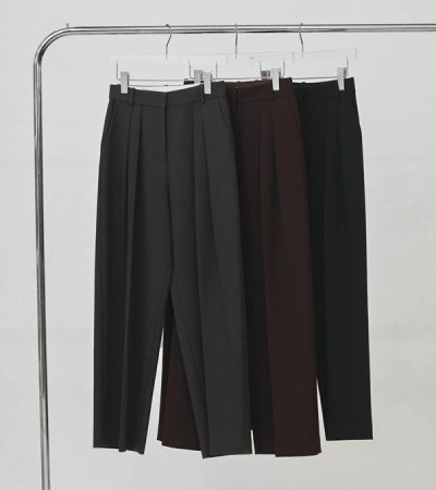 画像1: ボンディングワイドトラウザーズ　Bonding Wide Trousers