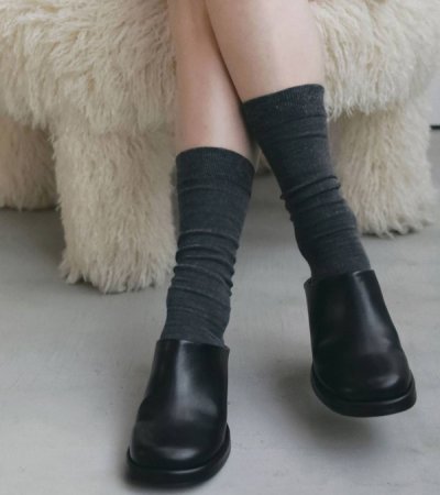 画像7: スクエアヒールスリッポン　Square Heel Slip-on