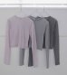 画像1: シアーボーダーロングTシャツ　Sheer Border Long T-shirts (1)