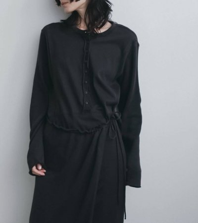 画像15: ジャガードラップワンピース　Jacquardrib Wrap Onepiece