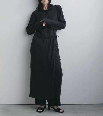 画像14: ジャガードラップワンピース　Jacquardrib Wrap Onepiece