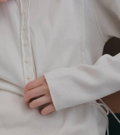 画像10: ジャガードラップワンピース　Jacquardrib Wrap Onepiece