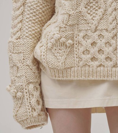 画像5: パターンハンドニット　Pattern Hand Knit