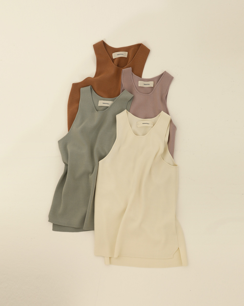 ハイゲージニットタンクトップ Highgauge Knit Tanktop Todayful トゥデイフル