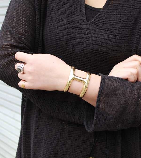 TODAYFUL - 【美品】TODAYFUL カーヴィーラインカフ Silver925
