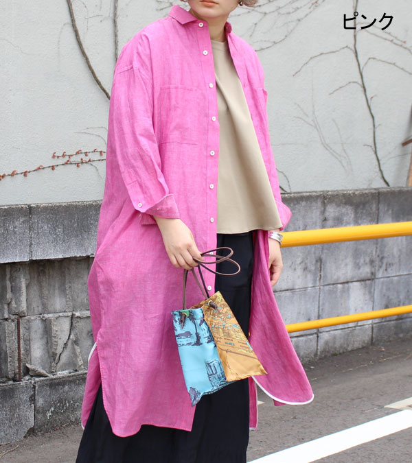 TICCA/ティッカ/20%OFF！ダブルポケットロングシャツ《セール商品 