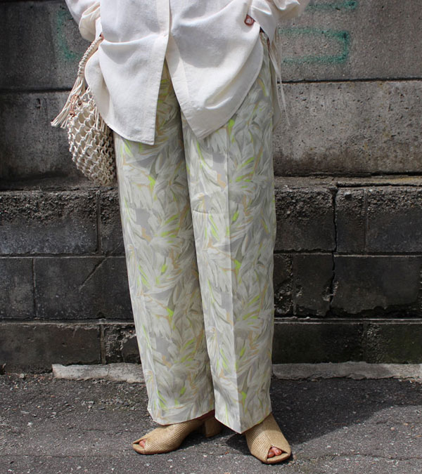 TODAYFUL リネンタックトラウザース