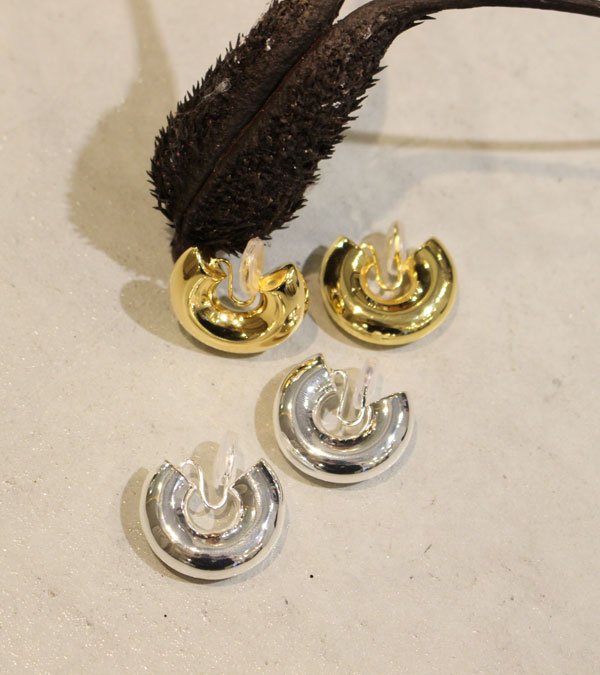 チャンキーフープイヤリング Chunky Hoop Earring (Silver925)/TODAYFUL/トゥデイフル