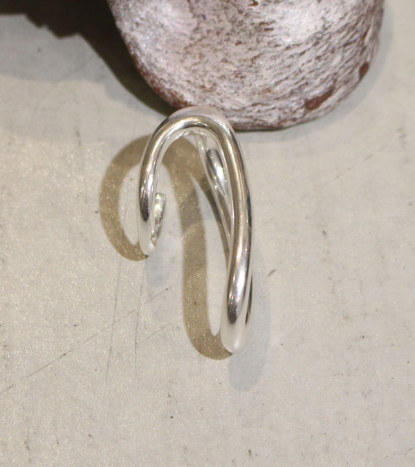 ダブルフィンガーリング Double Finger Ring (Silver925)/TODAYFUL 