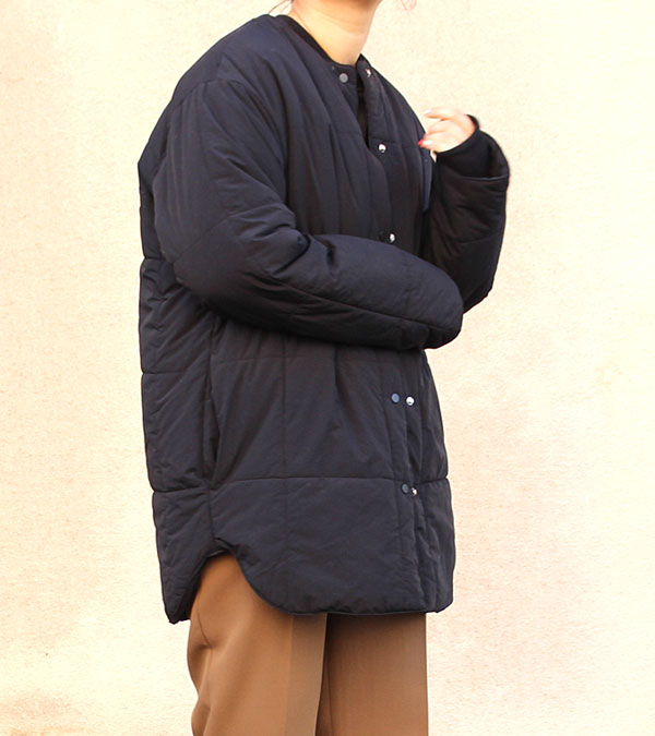カラーレスキルティングブルゾン Collarless Quilting Blouson/TODAYFUL/トゥデイフル
