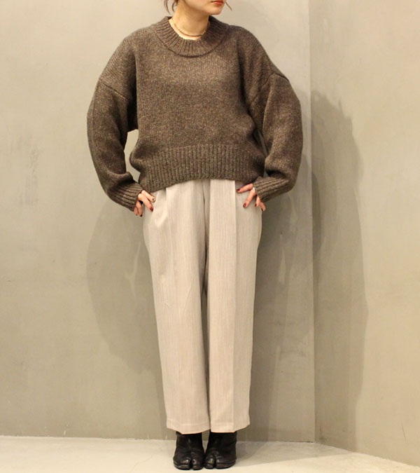 最大56%オフ! todayful トゥデイフル Wool Roundhem Knit eu