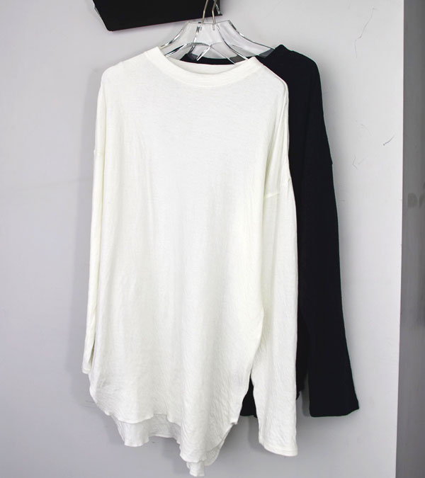 ダブルフェイススリットロングtシャツ Doubleface Slit Long T Shirts Todayful トゥデイフル