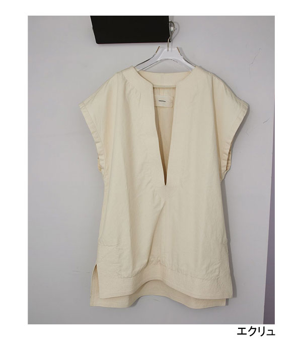 コットンキーネックプルオーバー Cotton Keyneck Pullover/TODAYFUL 【オンライン限定商品】 コットンキーネックプルオーバー TODAYFUL ベスト/ジレ
