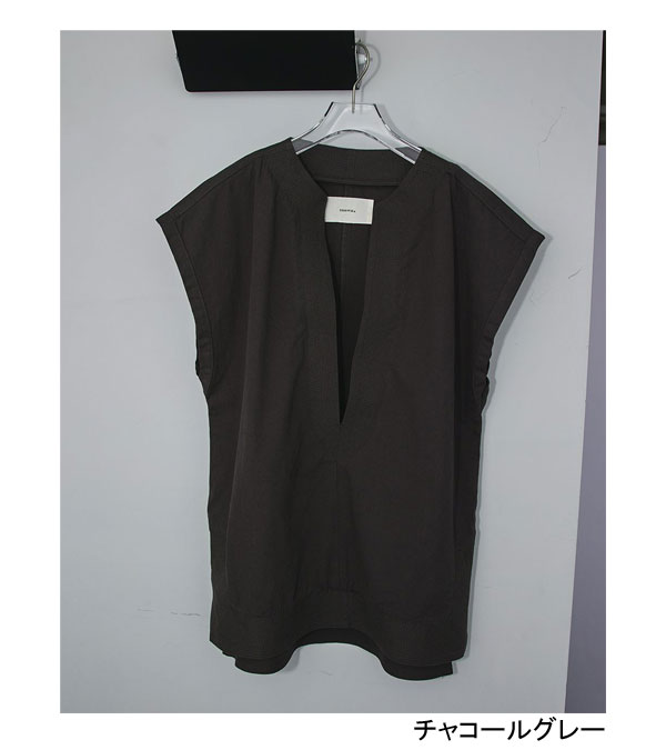 コットンキーネックプルオーバー Cotton Keyneck Pullover/TODAYFUL 【オンライン限定商品】 コットンキーネックプルオーバー TODAYFUL ベスト/ジレ