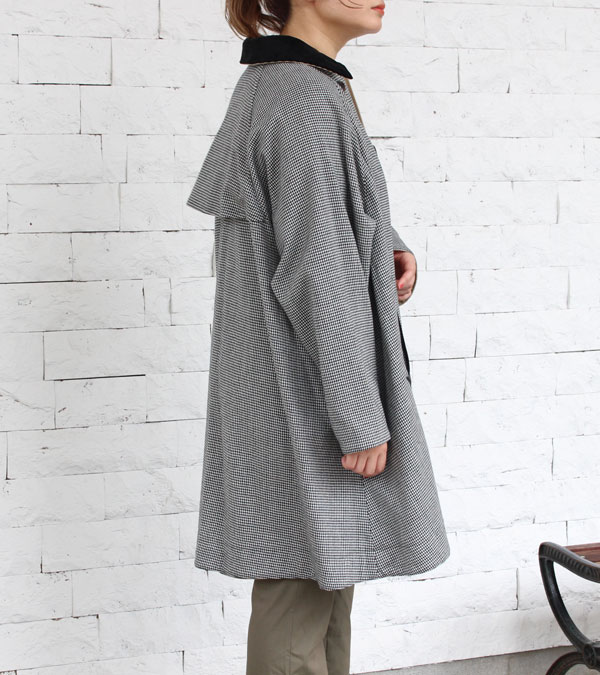 TICCA/ティッカ/リバーシブルステンカラーショートコート