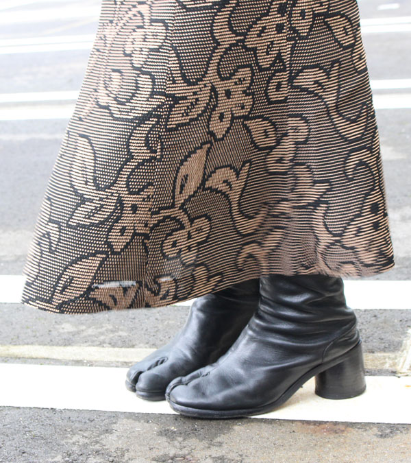 ジャガードリーフペンシルスカート Jacquard Leaf Pencilskirt 