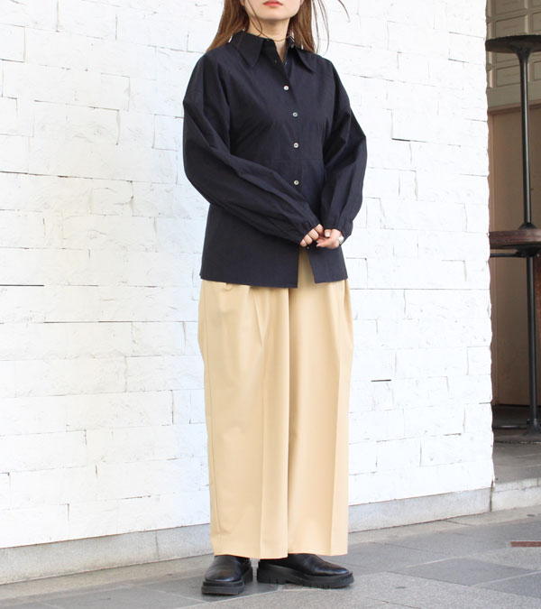 ワイドツイルトラウザー Wide Twill Trousers/TODAYFUL/トゥデイフル