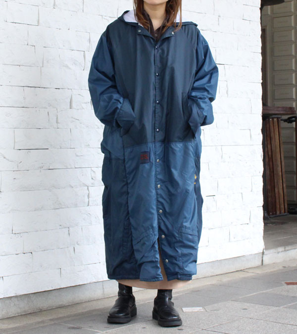 カットバックワイドフードコート　circa make cutback wide hooded coat