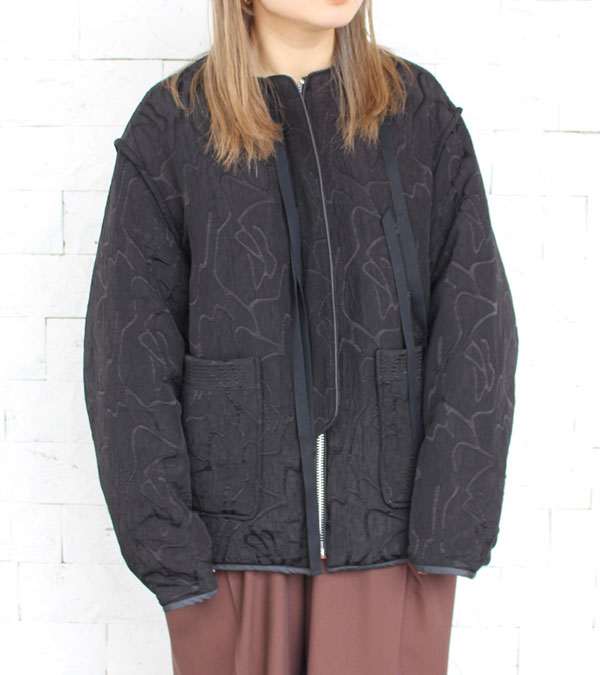 TODAYFUL Jacquard Piping Blouson ブラック 36-